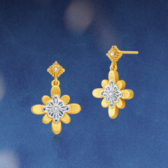 OOAK Bulino Fireworks Twilight fireworks earrings