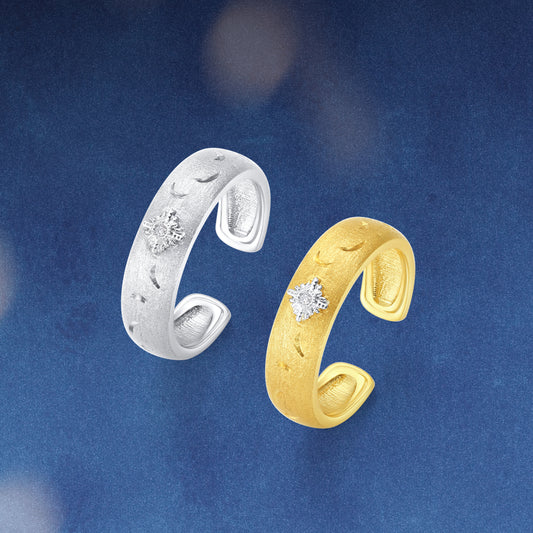 OOAK Bulino Fireworks Twilight bulino fireworks open ring