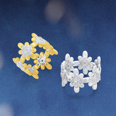 Bulino Fireworks Twilight fireworks motif ring