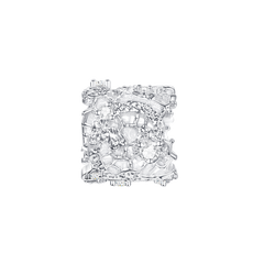 Leavers lace spiral pendant in two tonein two tone\Gold\Silver