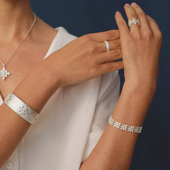 OOAK Bulino FireworksTwilight fireworks motif bracelet