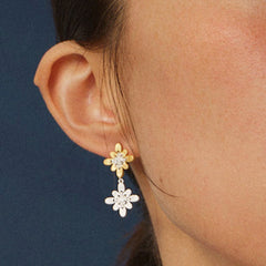 Bulino Fireworks Twilight fireworks earrings in two tone