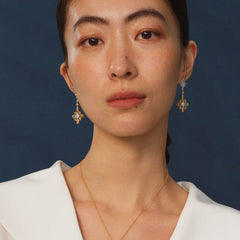 Bulino FireworksTwilight bulino fireworks necklace with black agate