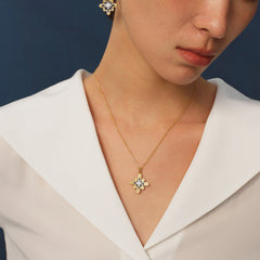 Bulino FireworksTwilight bulino fireworks necklace with black agate