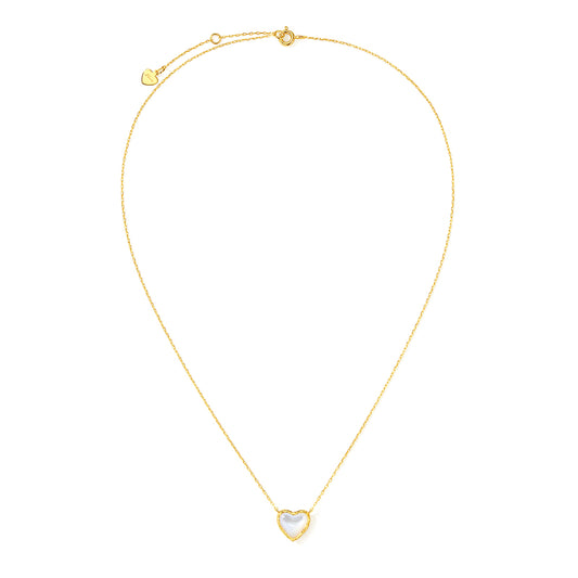 Double-sided heart necklace (small)