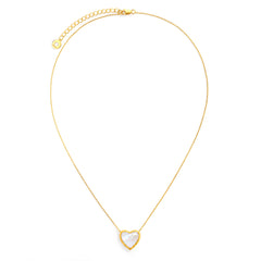 Double-sided heart necklace (large)