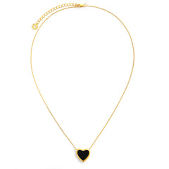 Double-sided heart necklace (large)