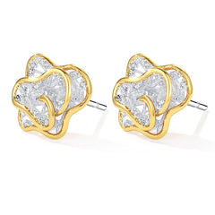 Lace Ripple ripple stud earrings