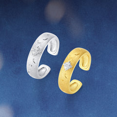 OOAK Bulino Fireworks Twilight bulino fireworks open ring