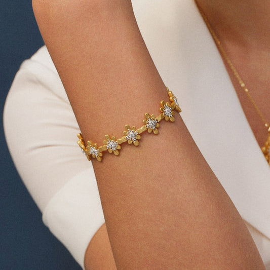 OOAK Bulino FireworksTwilight fireworks motif bangle