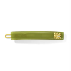 Leavers lace side barrette (Olive green,Cherry red,Cherry blossom pink,Amber brown)