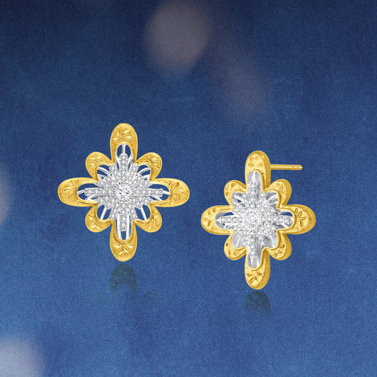 OOAK Bulino Fireworks Shining twilight bulino fireworks earrings