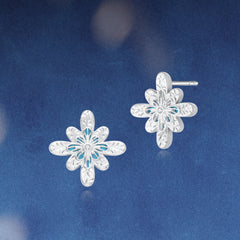 Bulino Fireworks Daylight bulino fireworks earrings with turquoise